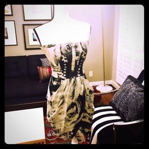 Alice + Olivia Silk Cocktail Dress